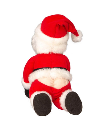 Peluche animée du Père Noël qui fait pipi