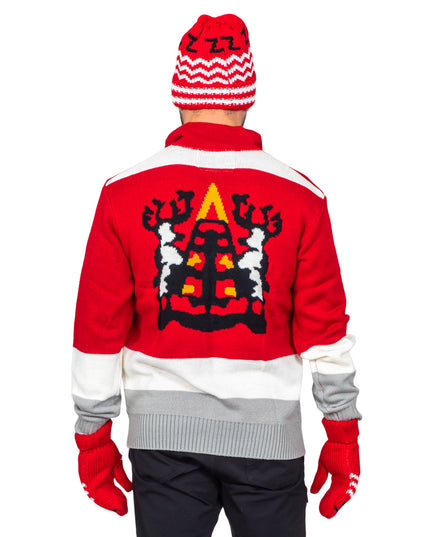 Santa Claus Movie Deluxe Costume Set: Sweater, Hat & Mittens