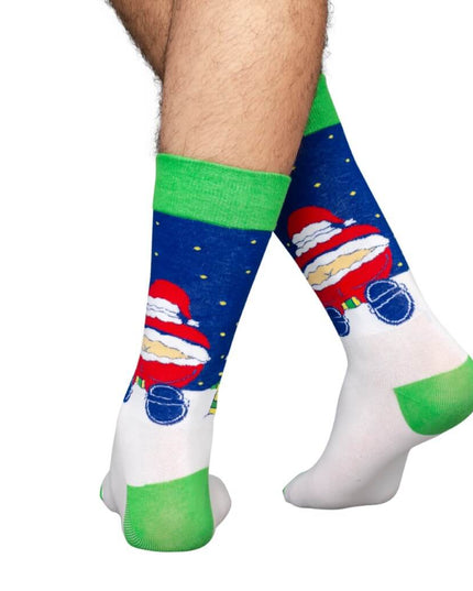 Chaussettes de Noël moches pour adultes, motif fesses du Père Noël
