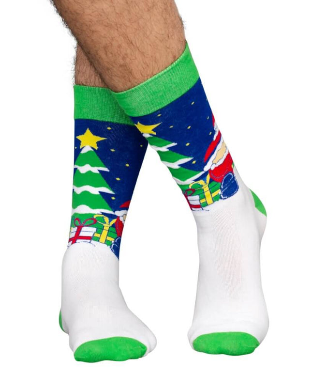 Chaussettes de Noël moches pour adultes, motif fesses du Père Noël