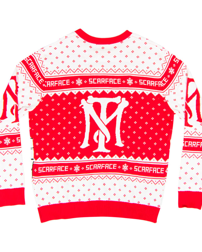 Pull de Noël moche Scarface Tony Montana pour hommes et femmes