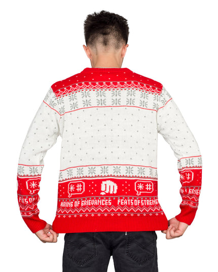 Pull de Noël moche Seinfeld Festivus pour hommes