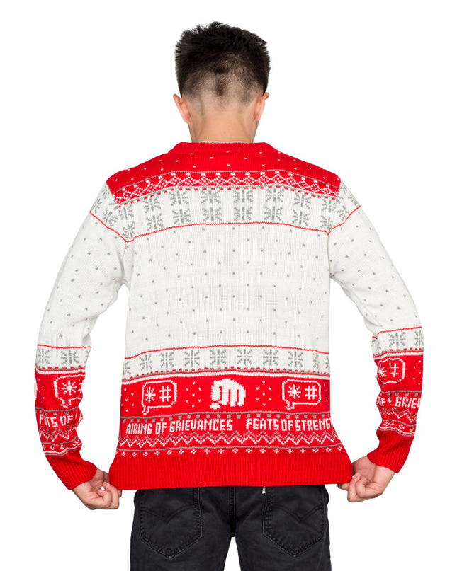 Pull de Noël moche Seinfeld Festivus pour hommes