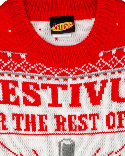 Pull de Noël moche Seinfeld Festivus pour hommes