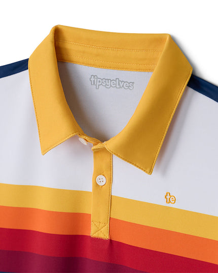 Toddler Boy's Slice of Sunset Golf Polo
