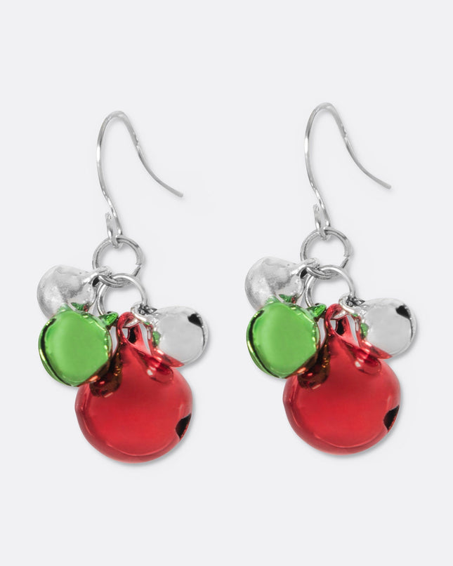 Petites boucles d'oreilles décoratives de Noël pour un style festif