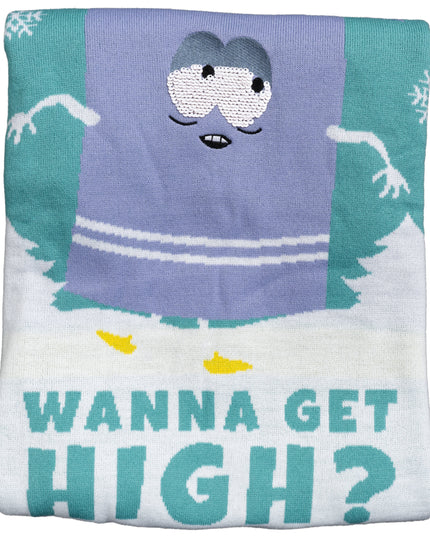 Pull de Noël moche de Towelie aux yeux rouges de South Park