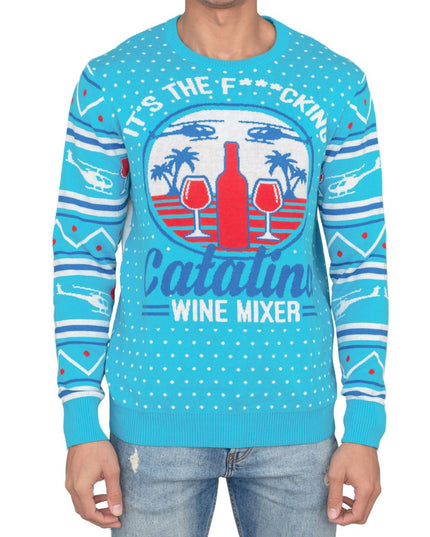 Pull de Noël moche de Step Brothers Catalina Wines