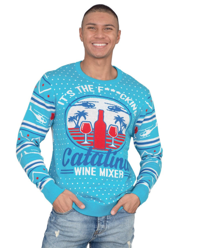 Pull de Noël moche de Step Brothers Catalina Wines