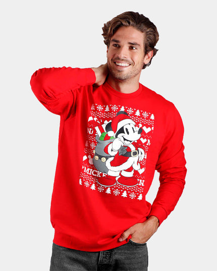 Sweat-shirt de Noël Mickey pour hommes