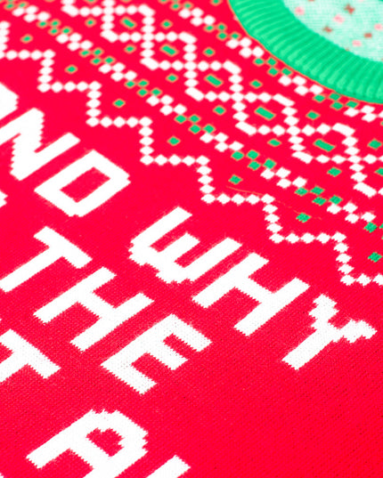 Todd et Margo Tapis Pull de Noël moche tricoté mouillé
