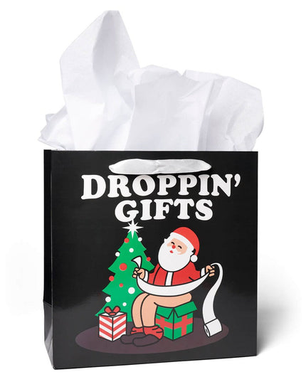 Naughty Santa Gift Bags - Set of 6