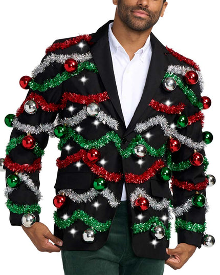 Men's Midnight Garland Light Up Blazer