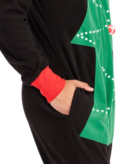 Men's Christmas Tree Toss Game Jumpsuit