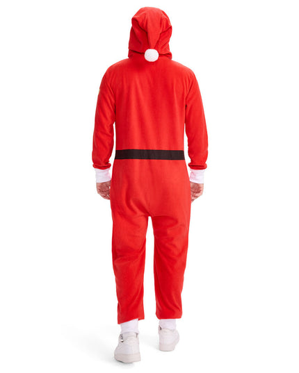 Men's Santa Jumpsuit With Fur
