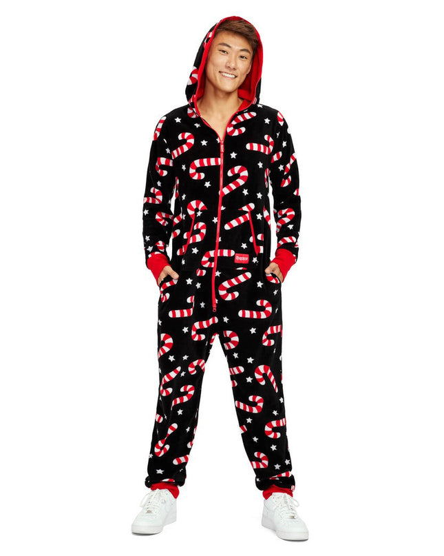 Men's Candy Cane Lane Jumpsuit