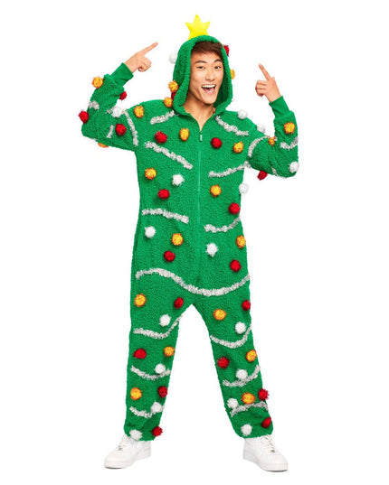 Matching Oh Christmas Tree Couples Jumpsuit