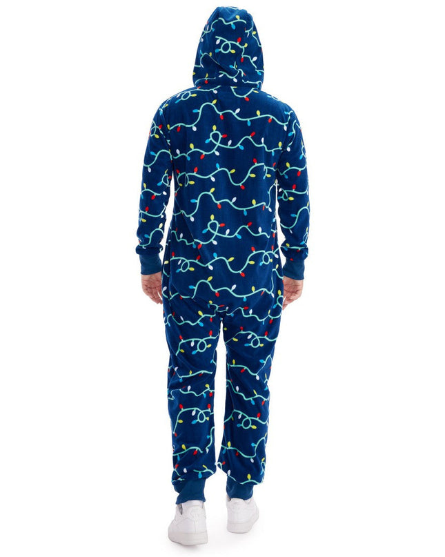 Men's String of Lights Light Up Jumpsuit