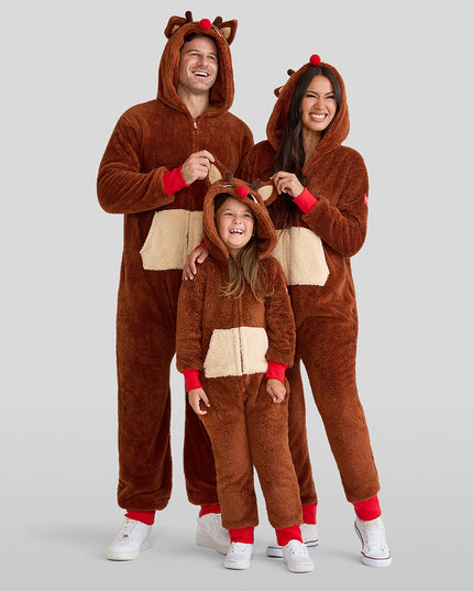 Boy's Rudolph Sherpa Jumpsuit