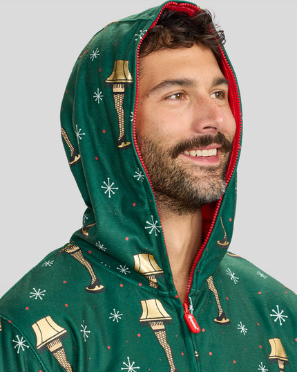 Men's Christmas Story Leg Lamp Jumpsuit