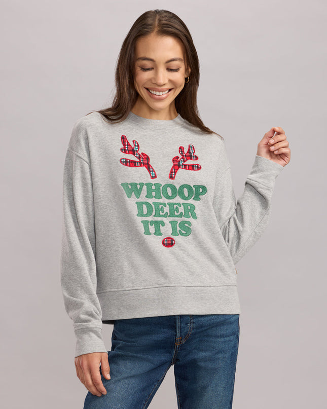 Women's Whoop Deer It Is Sweatshirt