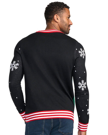 Men's Golfing Santa Ugly Christmas Sweater