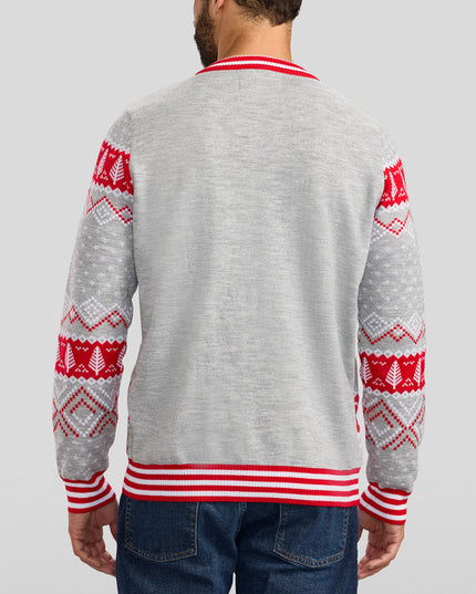 Men's Rudolph Light Up Ugly Christmas Sweater