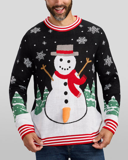 Men's Frisky Frosty Pump Ugly Christmas Sweater