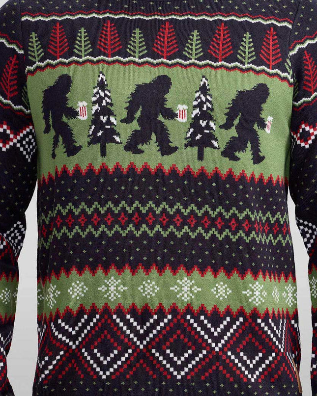Men's Bigfoot Brew Ugly Christmas Sweater