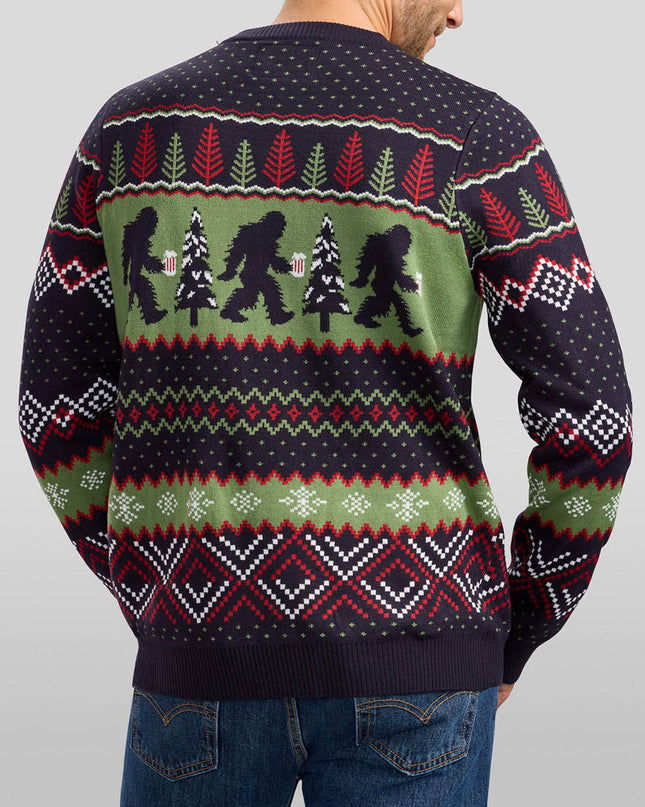 Men's Bigfoot Brew Ugly Christmas Sweater