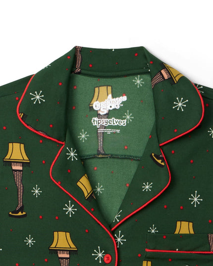 Matching Christmas Story Leg Lamp Couples Pajamas