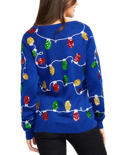Women's Christmas Lights Ugly Christmas Sweater