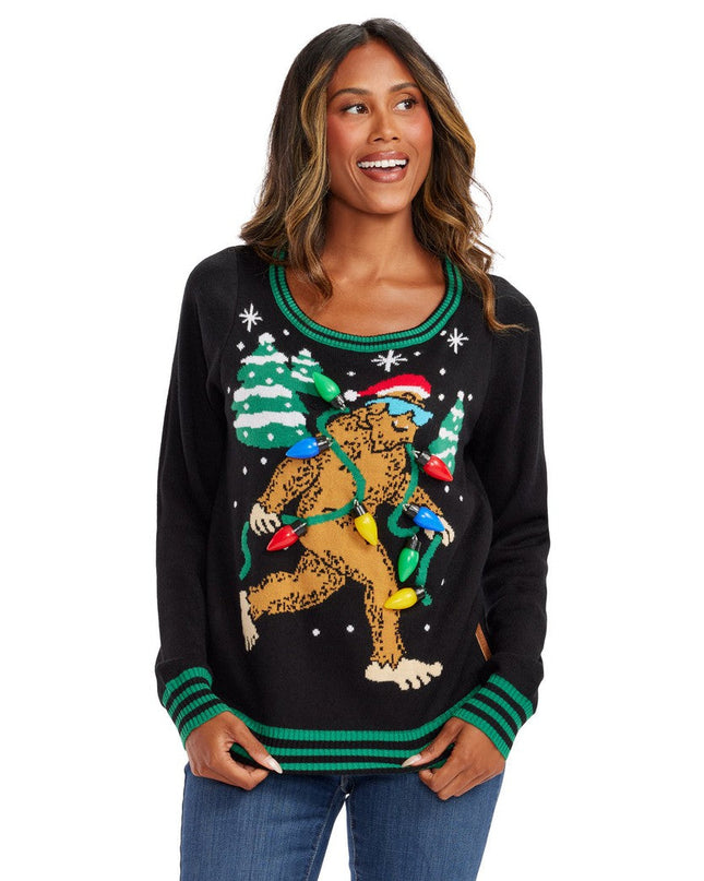 Women's Lit Legend Light Up Ugly Christmas Sweater