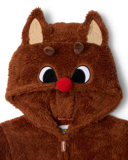 Boy's Rudolph Sherpa Jumpsuit