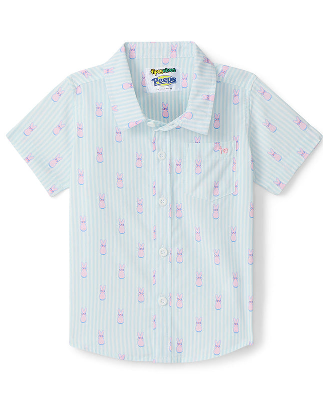 Toddler Boy's PEEPS® Shady Lil' Sugar Button Down Shirt