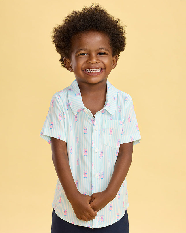 Toddler Boy's PEEPS® Shady Lil' Sugar Button Down Shirt