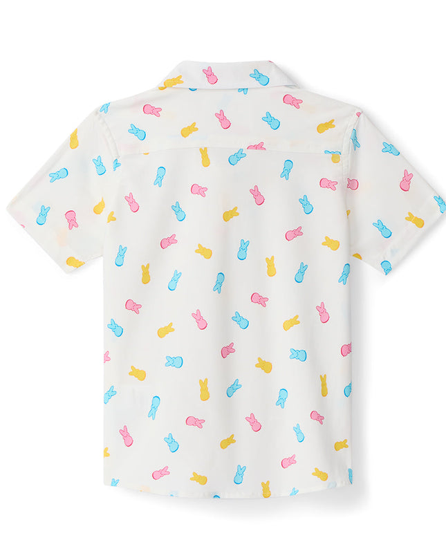 Toddler Boy's PEEPS® Party Peeple Button Down Shirt