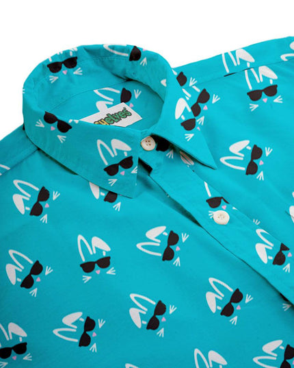 Men's Sunny Bunny Button Down Shirt