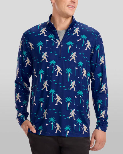 Men's Bigfoot Bogey Golf Quarter Zip Pullover