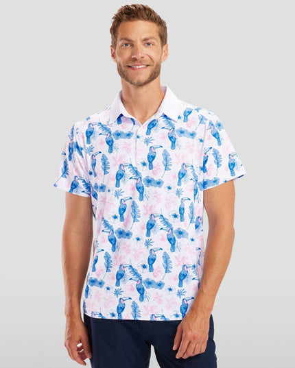 Men's Toucan Tango Disc Golf Polo