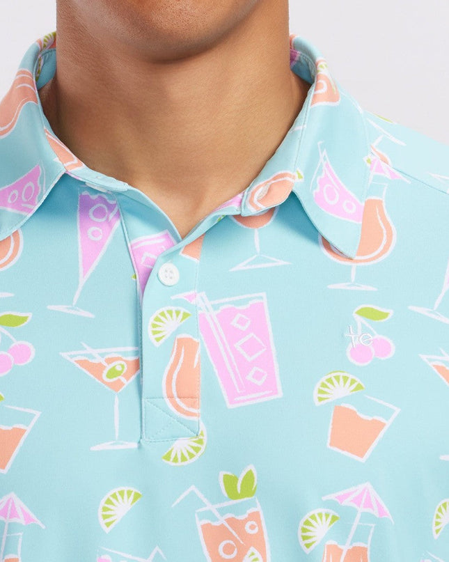 Men's Cocktail Caddy Golf Polo