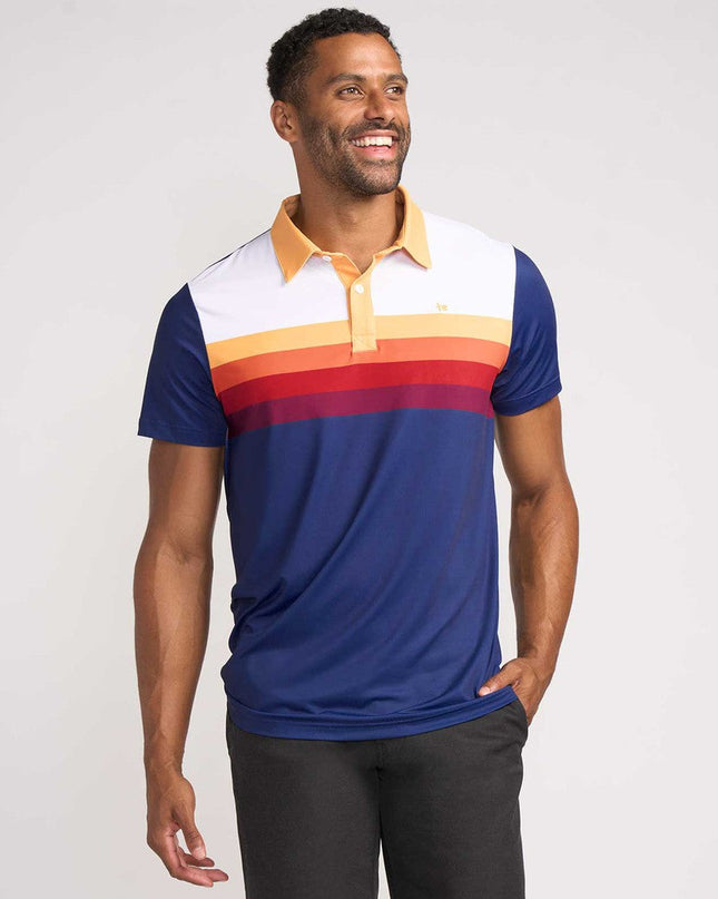 Men's Slice of Sunset Golf Polo