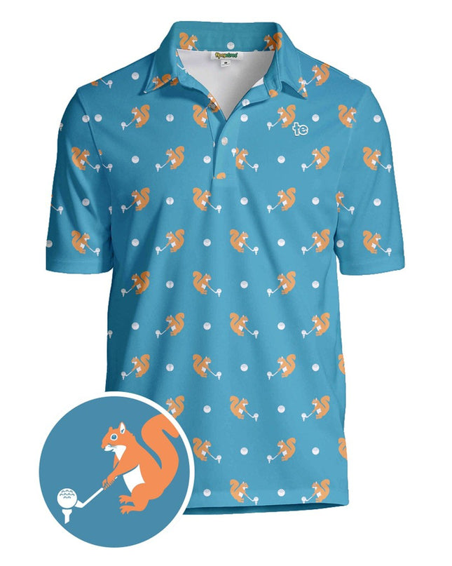 Men's Squirrel! Golf Polo