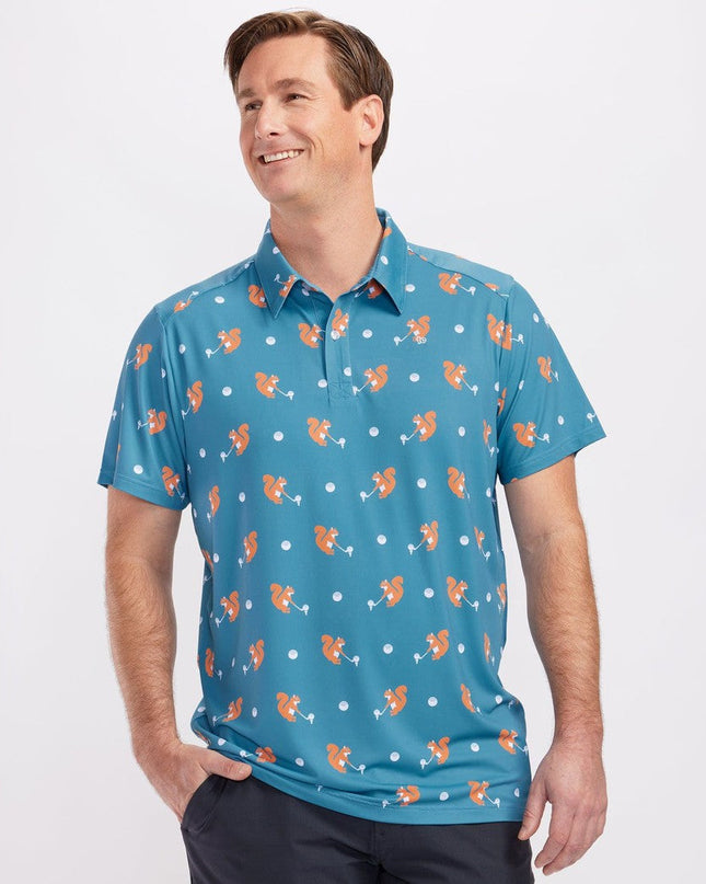 Men's Squirrel! Golf Polo