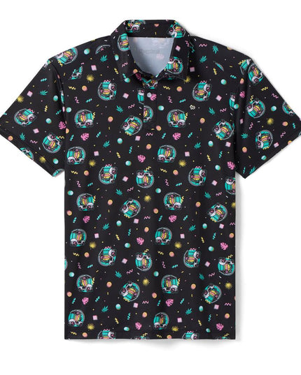 Men's Cart Dog Golf Polo