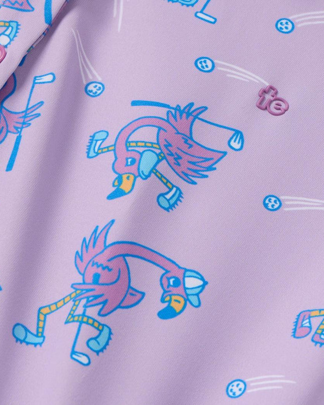 Women's Flamingo Fiasco Short-Sleeve Golf Polo