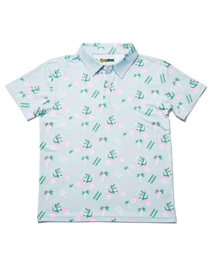 Boy's Golf Cart Gator Golf Polo