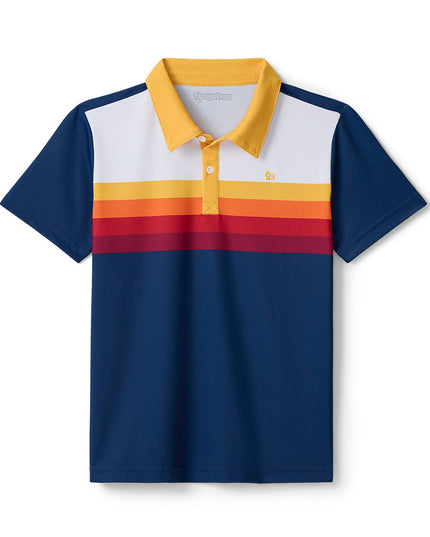Boy's Slice of Sunset Golf Polo