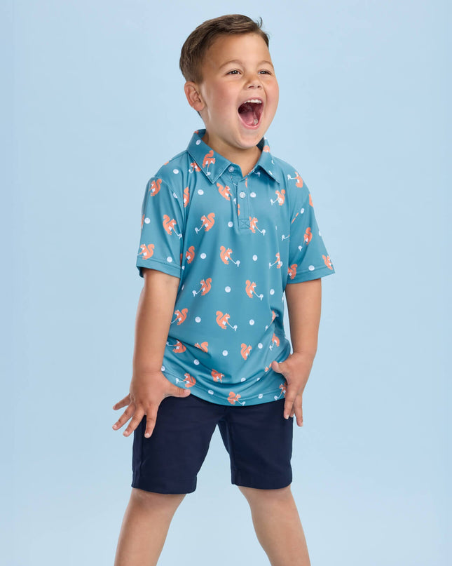 Boy's Squirrel! Golf Polo