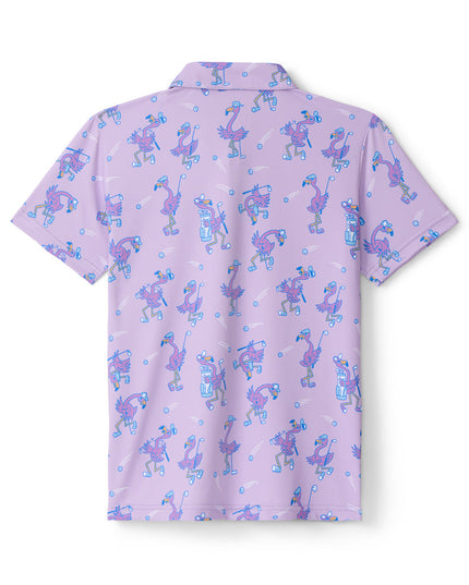 Girl's Flamingo Fiasco Golf Polo